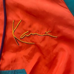 Pretty Little Thing Karl Kani crop windbreaker
